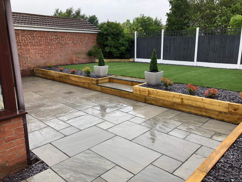 Kandla Grey Patio Grade - 4 Size / 20m2 Project Pack - Paving Traders